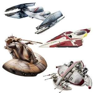  Star Wars and Clone Wars Vehicles Wave 2 Revision 1 Toys & Games