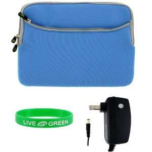 MSI Wind U100 10 Inch Netbook Sleeve Case and Wall Charger 