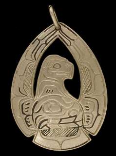 Vintage Large Native American EAGLE Decorative Pendant  