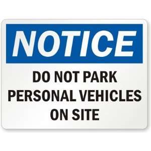  Vehicles On Site Engineer Grade Sign, 48 x 36 Office Products