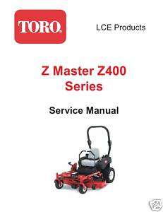 Toro Z Master Z400 Series Service Manual  