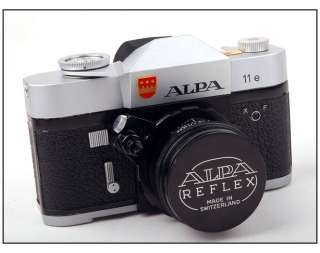Rare* Alpa 11e w/Kern Macro Switar 50mm/1.9 AR black paint, w/Leica M 