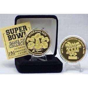  Super Bowl XXXI 24kt Gold Flip Coin: Everything Else