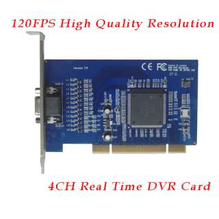 CH Channel 120FPS Security CCTV Camera Video Capture PCI DVR Card 
