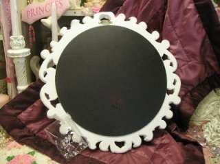 ORNATE ROUND MESSAGE BOARD w 6 PINS~Shabby~Cottage~Chic  