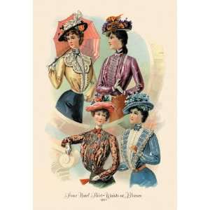 Some Novel Shirt Waists or Blouses 12x18 Giclee on canvas:  