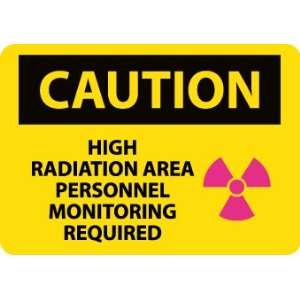  SIGNS HIGH RADIATION AREA PERSONN..: Home Improvement