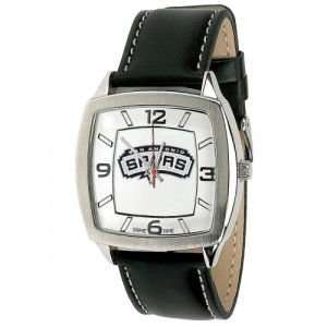  San Antonio Spurs Retro Leather Watch