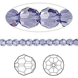 6331 Swarovski crystal, Crystal Passions®, tanzanite, 4mm faceted 