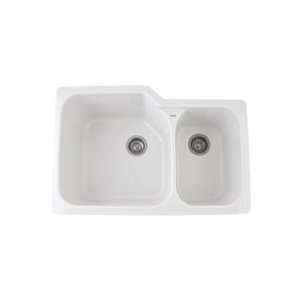  Rohl 6337 00 Two Bowl Undermount Kitchen Sink