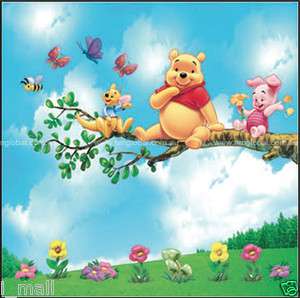 Winnie the Pooh & friend Removable WALL DECAL STICKERS  