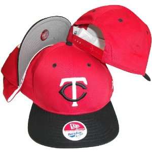  Minnesota Twins Red/Navy Two Tone Low Profile Snapback 