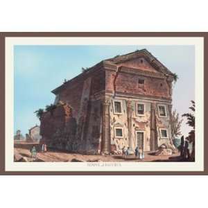  Temple of Bacchus 12x18 Giclee on canvas