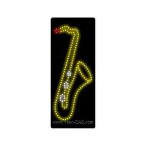 Saxophone Outdoor LED Sign 32 x 13: Home Improvement