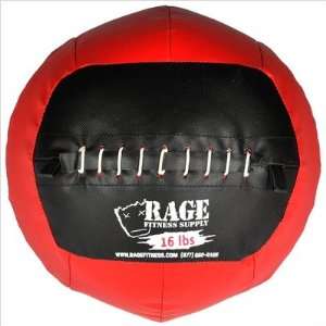  Muscle Driver USA 16 lb Rage Ball in Red RB16: Sports 