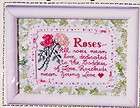 Roses Sampler Counted Cross Stitch Embroidery Kit Susan Branch NIP NOS 