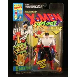  BLACK TOM & POWER BIO BLAST X Men X Force Action Figure 