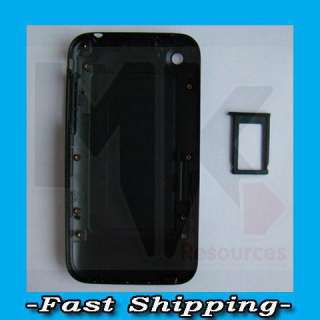 Back Housing Cover Case + SIM Tray iPhone 3GS 16GB BLACK  