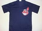 Cleveland Indians Baseball V Neck Shirt Jersey Youth~XL  