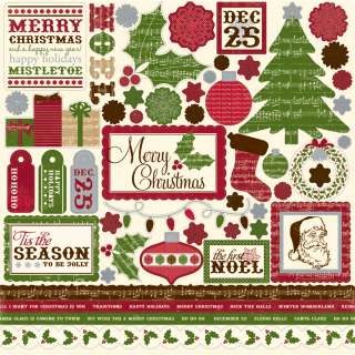 Echo Park Merry Christmas xmas paper & sticker kit!  