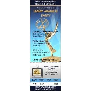 Emmy Awards Party Ticket Invitation