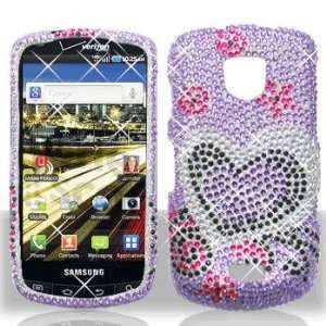  Samsung Droid Charge i520 i510 Full Diamond Purple Love 