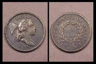 1794 Half Cent (Liberty Cap) High Relief  XF  
