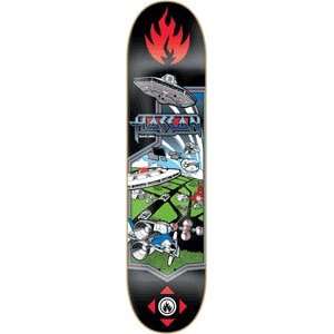  Black Label Hassan Space Junk Skateboard Deck   8.25 