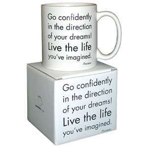  Go Confidently   Thoreau Mug