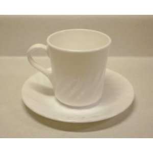   Corning   Enhancements   8 oz Cup & Saucer (Set of 4): Everything Else