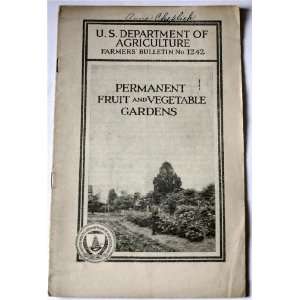  Farmers Bulletin 1242) W. R. Beattie and C. P. Close Books