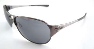 New Oakley Sunglasses Womens Restless Black Chrome w/Grey  