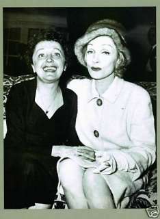 Marlene Dietrich & Edith Piaf 1959 orig. Swiss Postcard  
