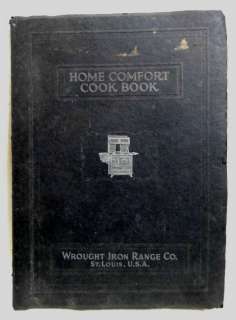 antique ORIGINAL HOME COMFORT WROUGHT IRON RANGE CATALOG+cookbook 