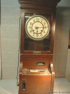 Vintage 1930s Cincinnati Time Recorder Clock  