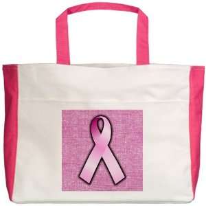  Beach Tote Fuchsia Breast Cancer Pink Ribbon: Everything 