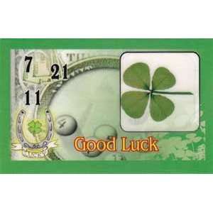  Four Leaf Clover Good Luck Token 