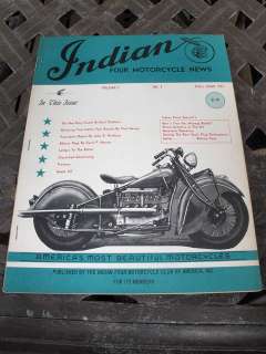 vintage 1967 indian four motorcycle vol #2 winter issue ace harley 