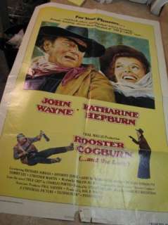 ROOSTER COGBURN One1 Sheet MOVIE POSTER Original 1975  