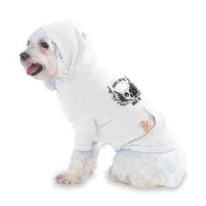 PEOPLE LIKE YOU AMAZE ME Hooded T Shirt for Dog or Cat LARGE   WHITE 