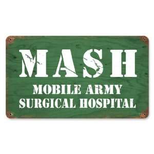  Mash Vintaged Metal Sign: Home & Kitchen