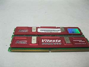 Vitesta 1GB DDR2 533 Memory Kit 2 x 512  
