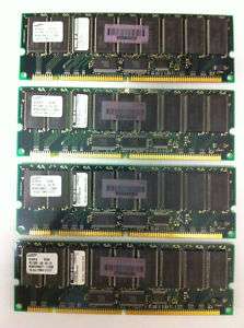 4GB 4 X 1GB PC133 ECC REGISTERED Server Ram Memory  