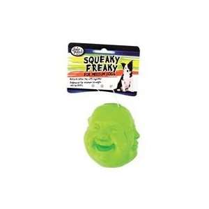  3 PACK SQUEAKY FREAKIES RUBBER TOY, Color: May Vary 