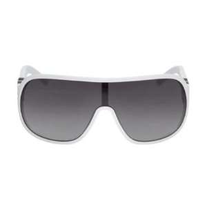   Mens Black Tie 69 White Frame/Grey Gradient Lens Plastic Sunglasses