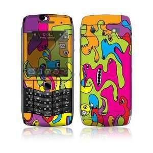  BlackBerry Pearl 3G 9100 Decal Skin   Color Monsters 