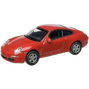  HO Die Cast Porsche 911 Carrera S Coupe, Red: Toys & Games