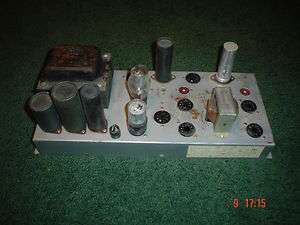 7868 tube amp chassis 2 channel working when pulled Guitar hifi 