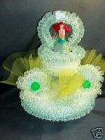 Disneys Little Mermaid Birthday Cake Topper Yellow Min  