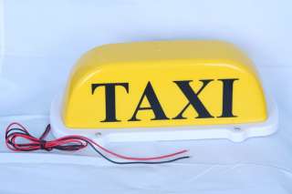 New Taxi Cab top sign light Magnetic Yellow   